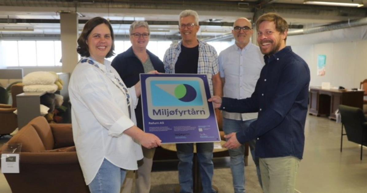 Refeurn Refurn AS har blitt Miljøfyrtårn - Fjord kommune