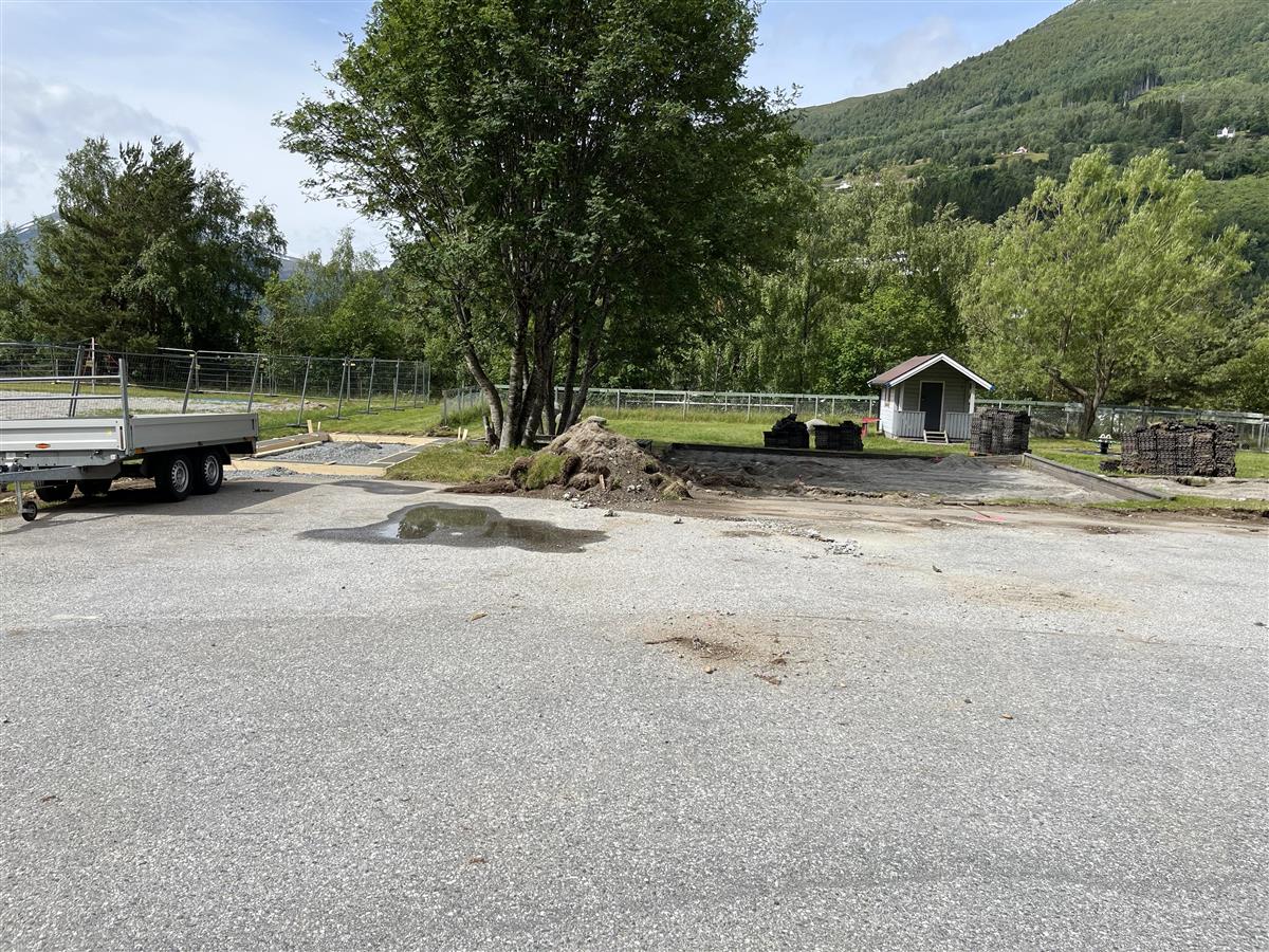 Bilde av parkeringsplass - Klikk for stort bilete